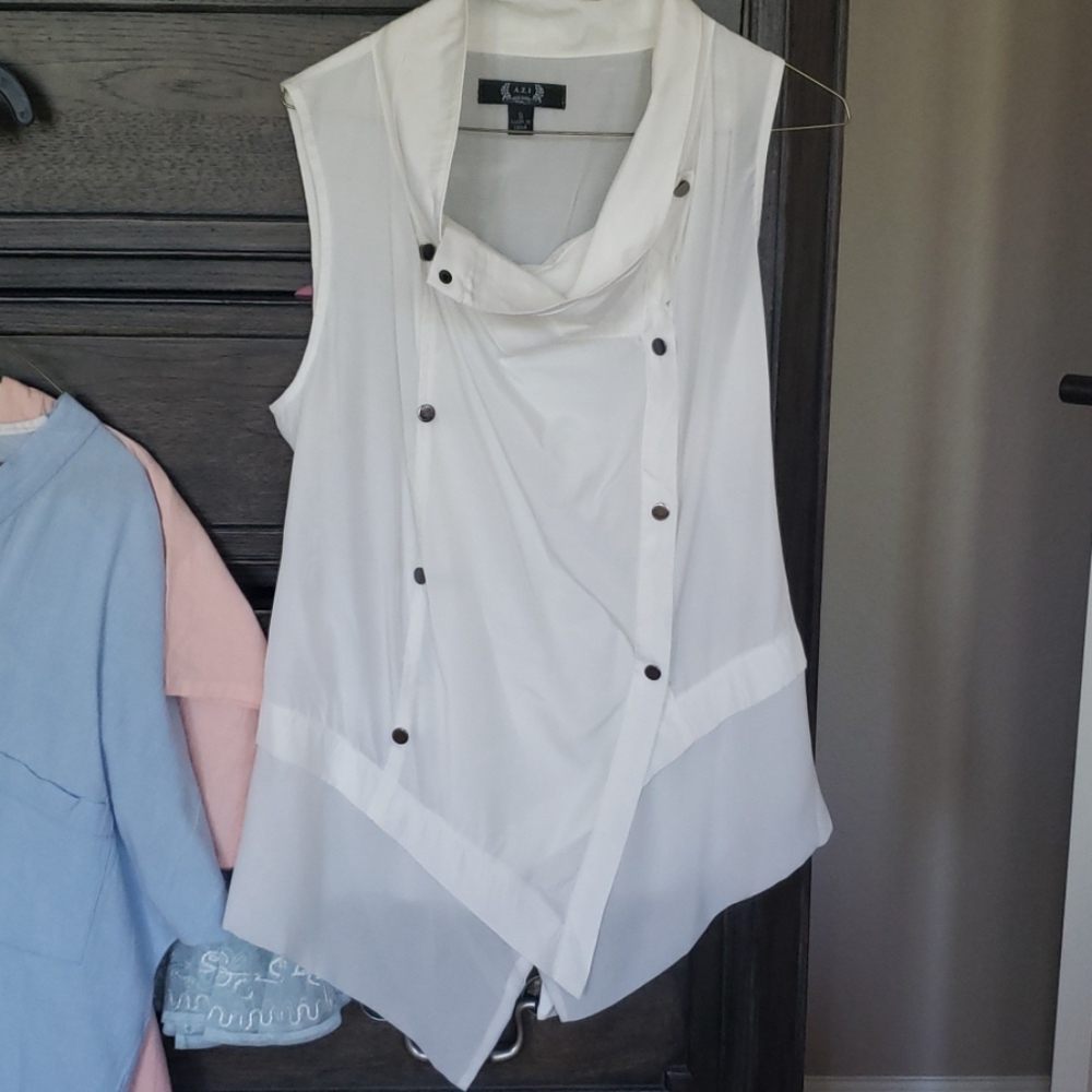 AZI Parachute Lagenlook Tunic Top S